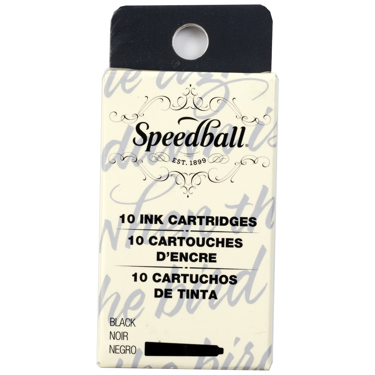 Speedball&#xAE; Calligraphy Fountain Pen Cartridges Black Ink 10-Pack